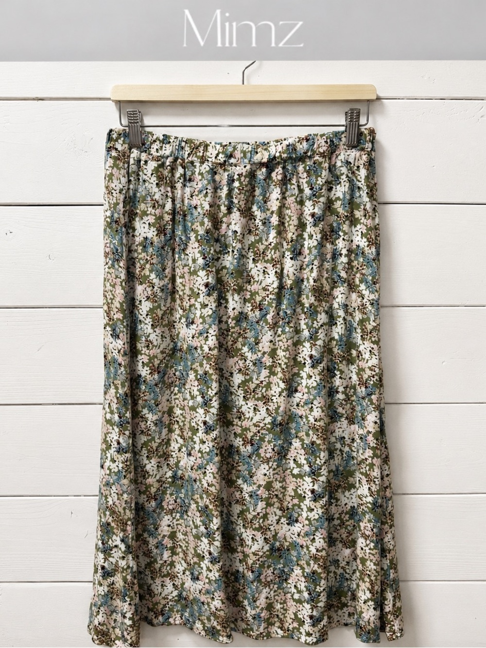 MIMZ Floral Maxi Skirt – Size L / Jupe longue fleurie MIMZ – Taille L